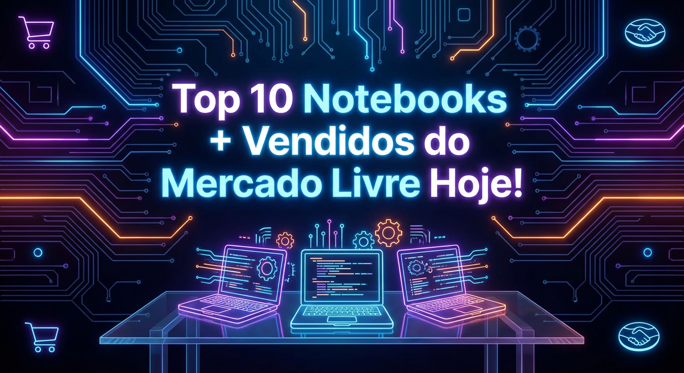 top 10 notebooks mais vendidos mercado livre